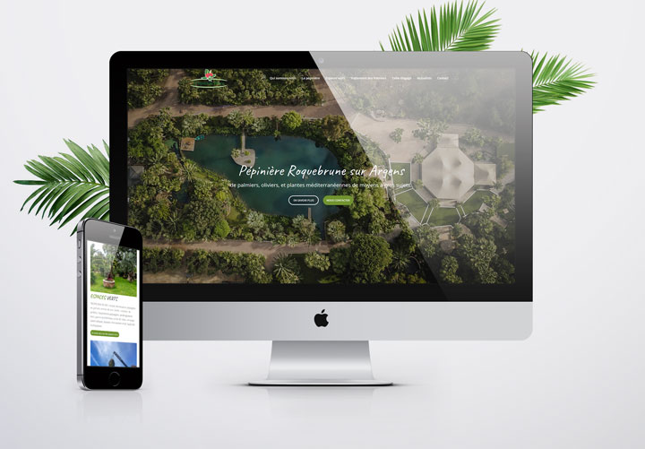 tropicanaflore-roquebrune Création site internet var, Fréjus
